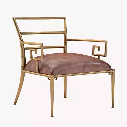 Greek Key Armchair