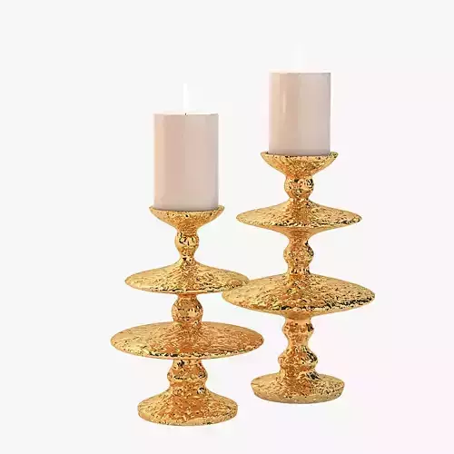 Gold Zulu Candleholder