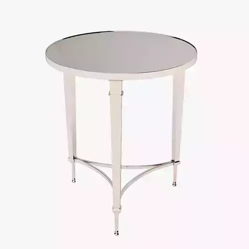 Global Views French Nickel End Table