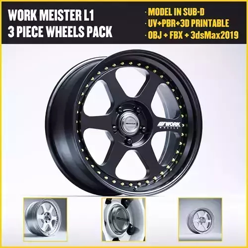 WORK MEISTER L1 Low-poly 3D model