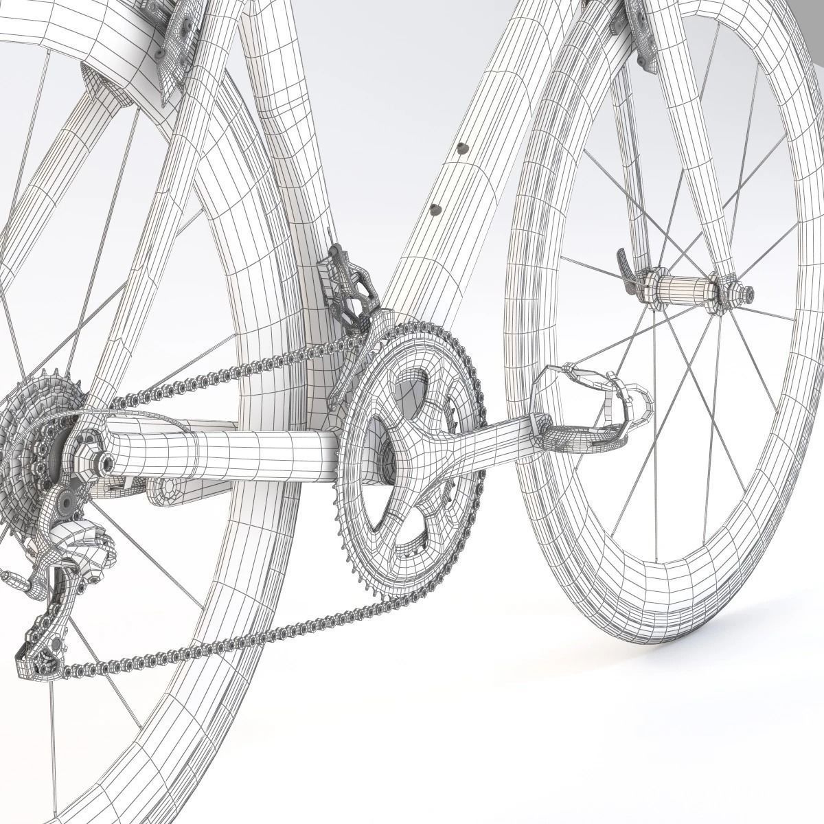 Giant Propel Advanced Sl-2 Orange Grey Black Sprinter Bicycle 3D model_27