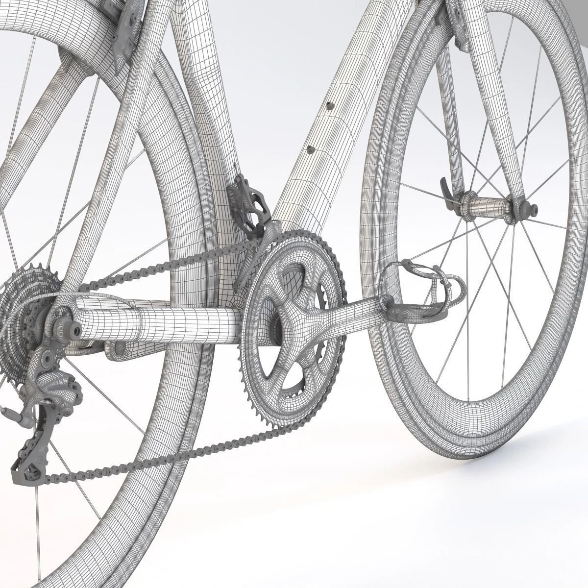 Giant Propel Advanced Sl-2 Orange Grey Black Sprinter Bicycle 3D model_26