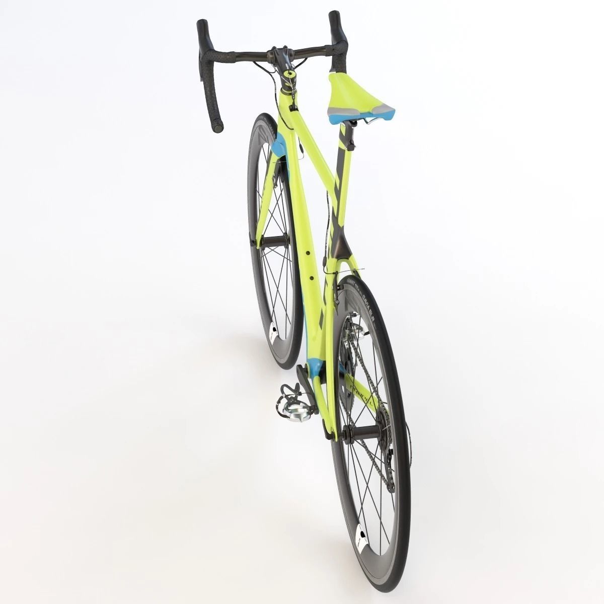Giant Propel Advanced Sl-2 Green-Blue Sprinter Bicycle 3D model_8