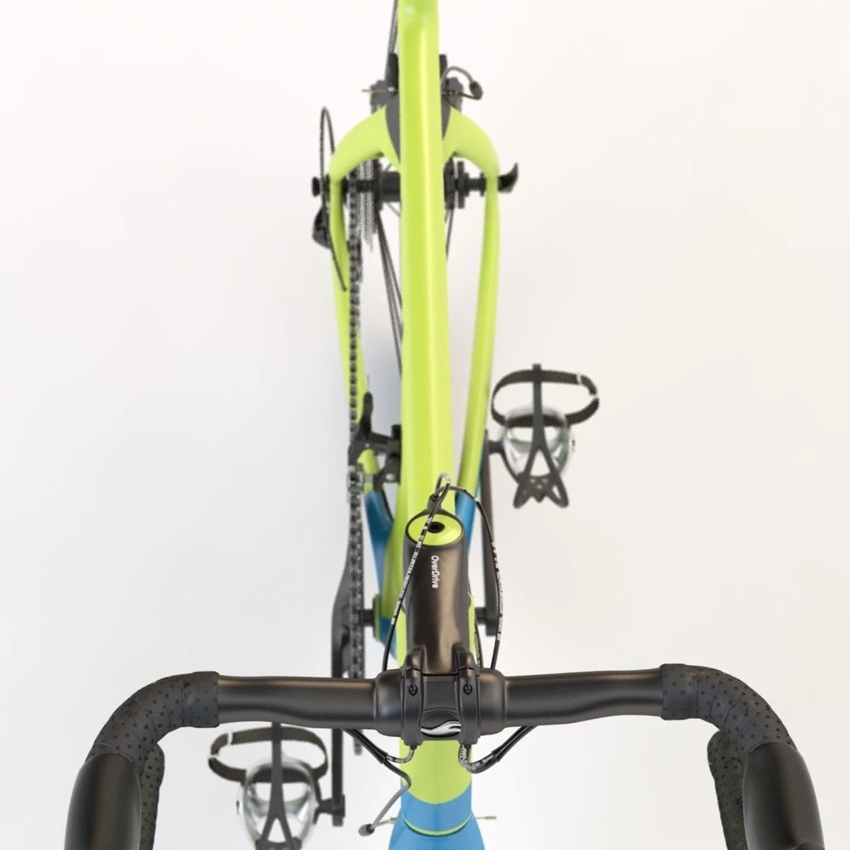 Giant Propel Advanced Sl-2 Green-Blue Sprinter Bicycle 3D model_11