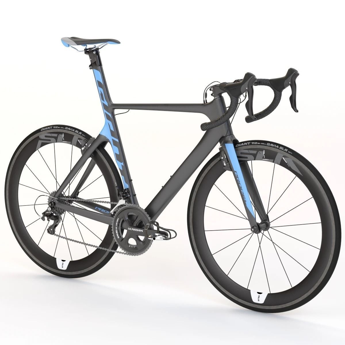 Giant Propel Advanced Sl-2 Blue-Ash Lightweight Sprinter Bicycle 3D model_1