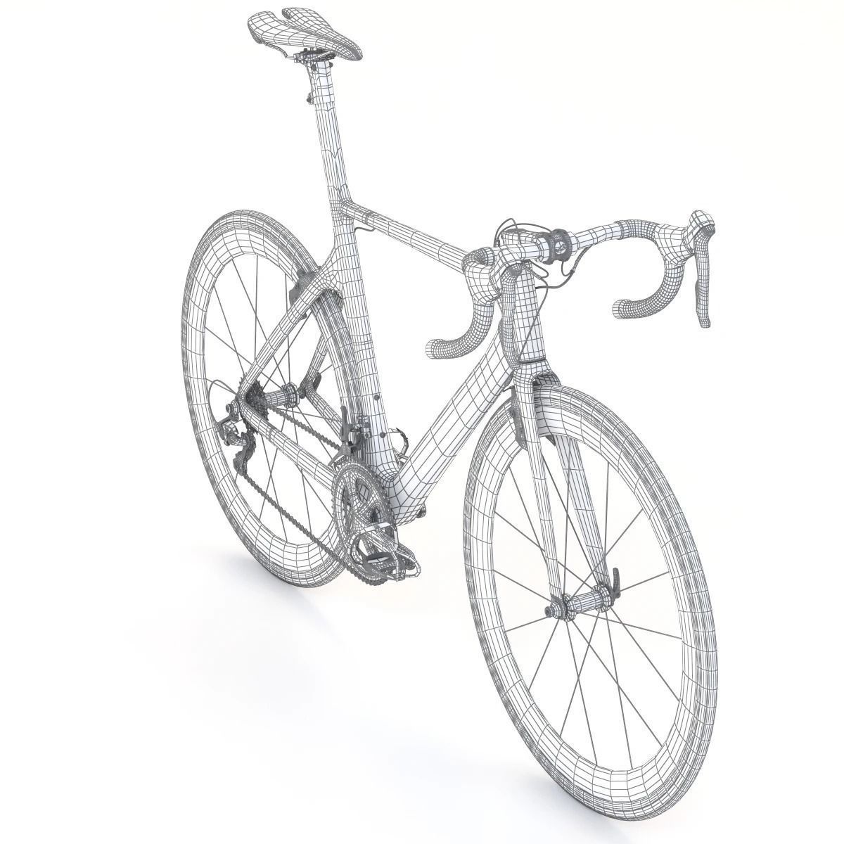 Giant Propel Advanced Sl-2 Blue-Ash Lightweight Sprinter Bicycle 3D model_22