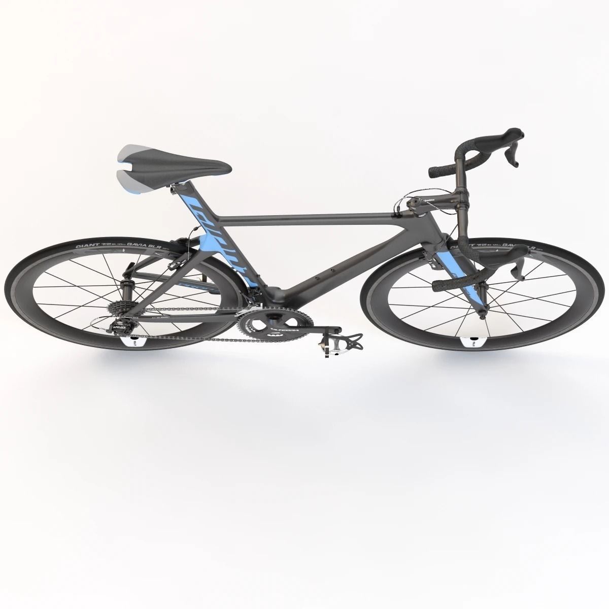 Giant Propel Advanced Sl-2 Blue-Ash Lightweight Sprinter Bicycle 3D model_5