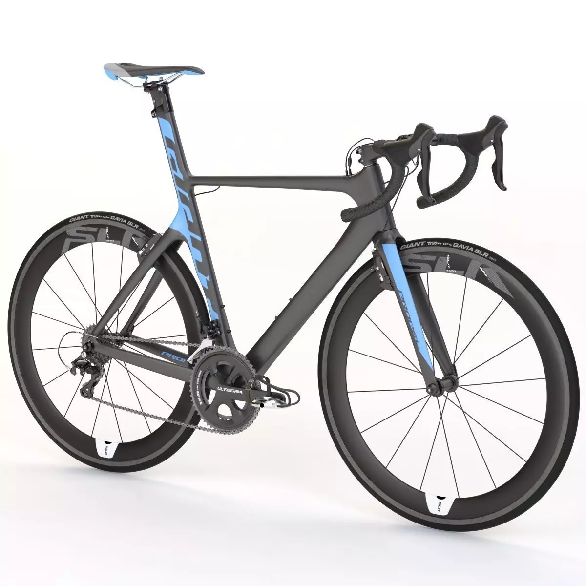 Giant Propel Advanced Sl-2 Blue-Ash Lightweight Sprinter Bicycle 3D model_0