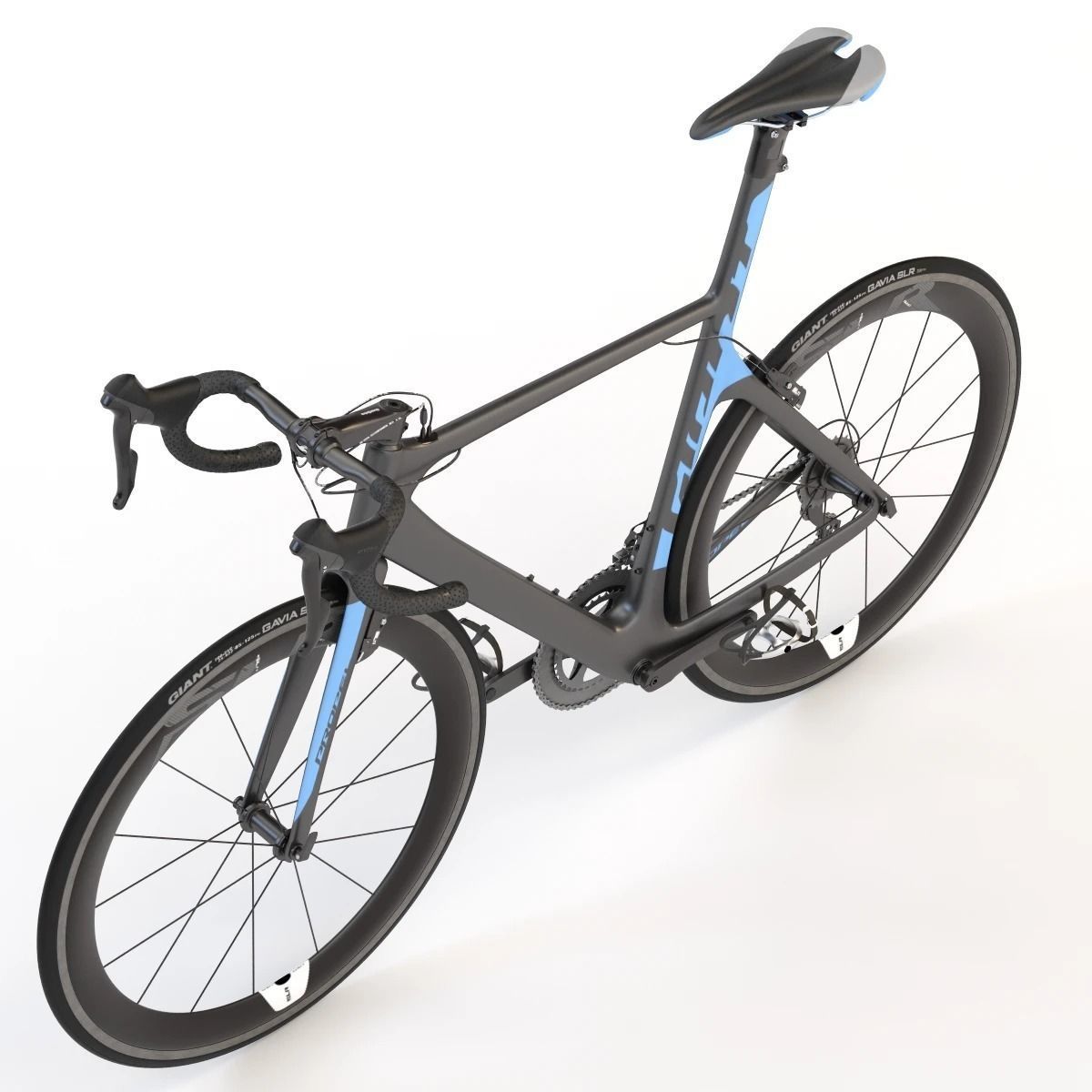 Giant Propel Advanced Sl-2 Blue-Ash Lightweight Sprinter Bicycle 3D model_7