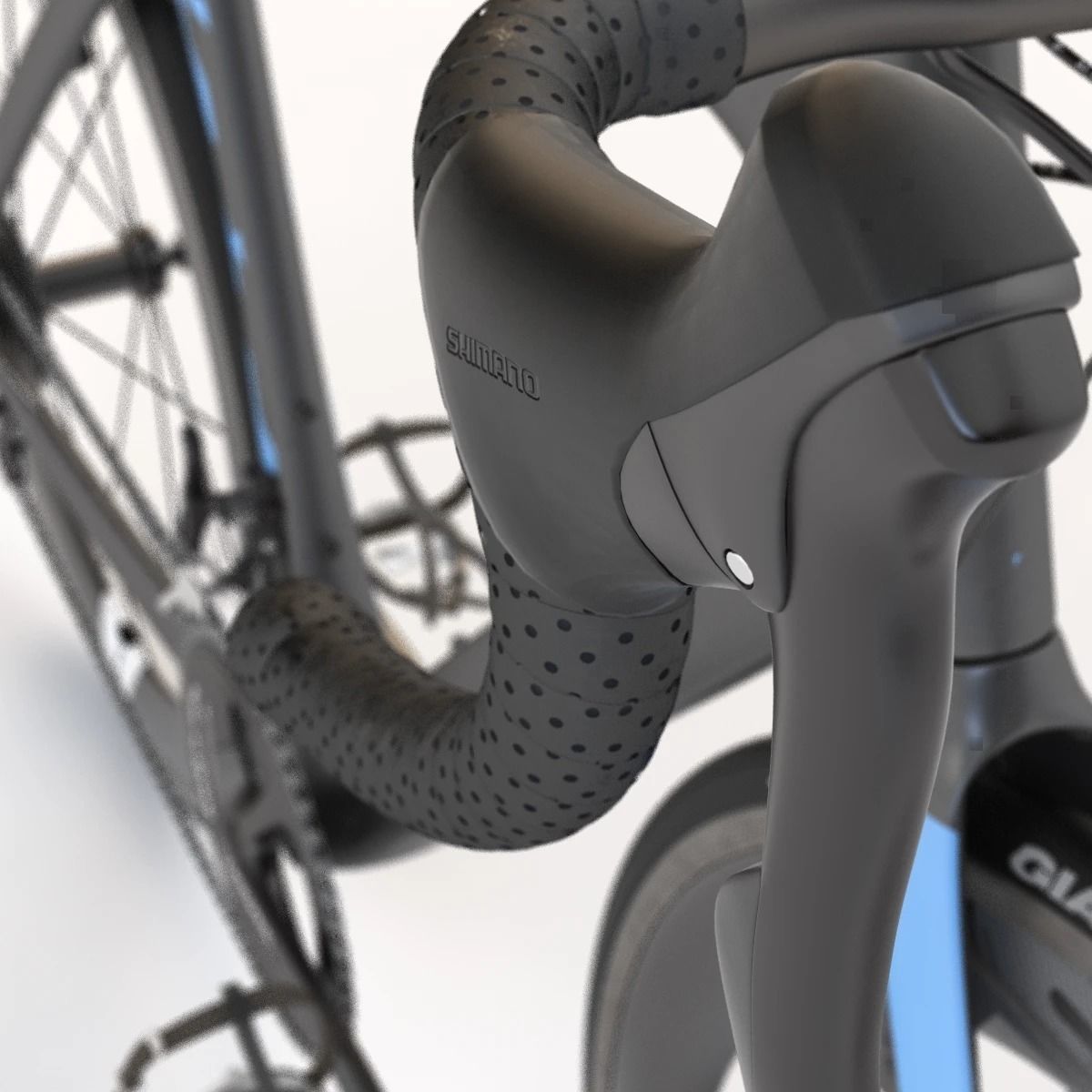 Giant Propel Advanced Sl-2 Blue-Ash Lightweight Sprinter Bicycle 3D model_20