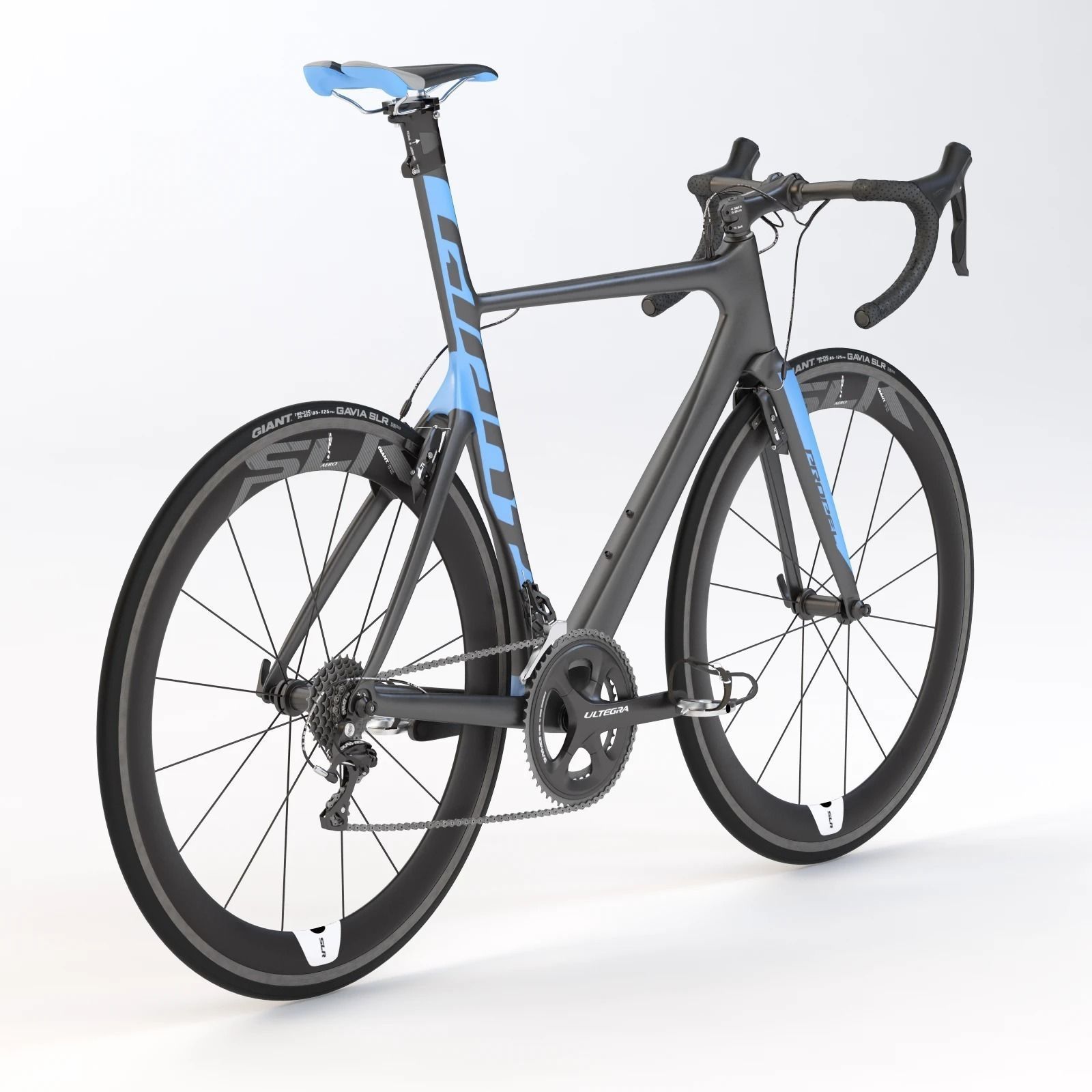 Giant Propel Advanced Sl-2 Blue-Ash Lightweight Sprinter Bicycle 3D model_10