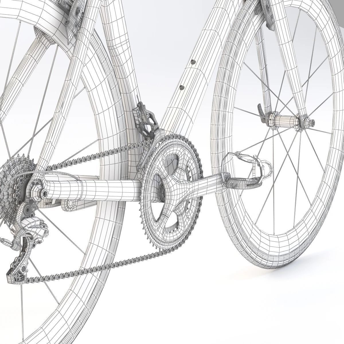 Giant Propel Advanced Sl-2 Blue-Ash Lightweight Sprinter Bicycle 3D model_28