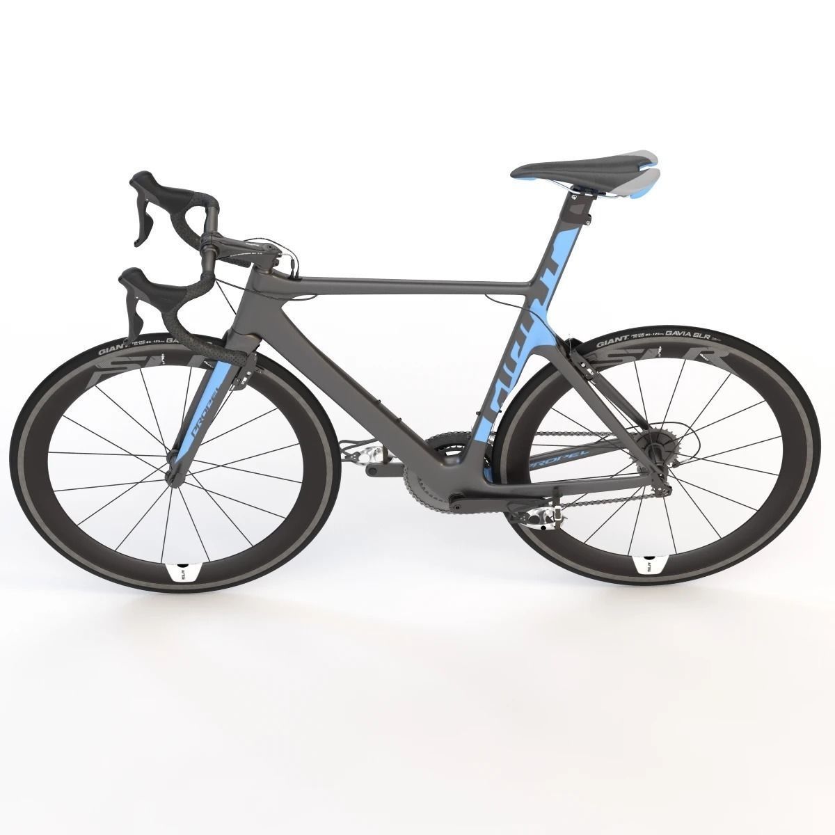 Giant Propel Advanced Sl-2 Blue-Ash Lightweight Sprinter Bicycle 3D model_8