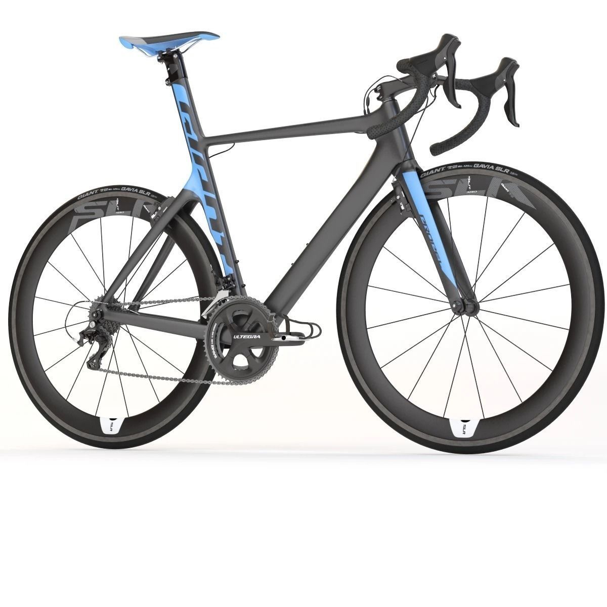 Giant Propel Advanced Sl-2 Blue-Ash Lightweight Sprinter Bicycle 3D model_11