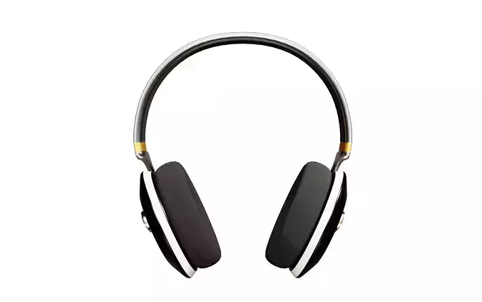 3d headphone design for product mockup