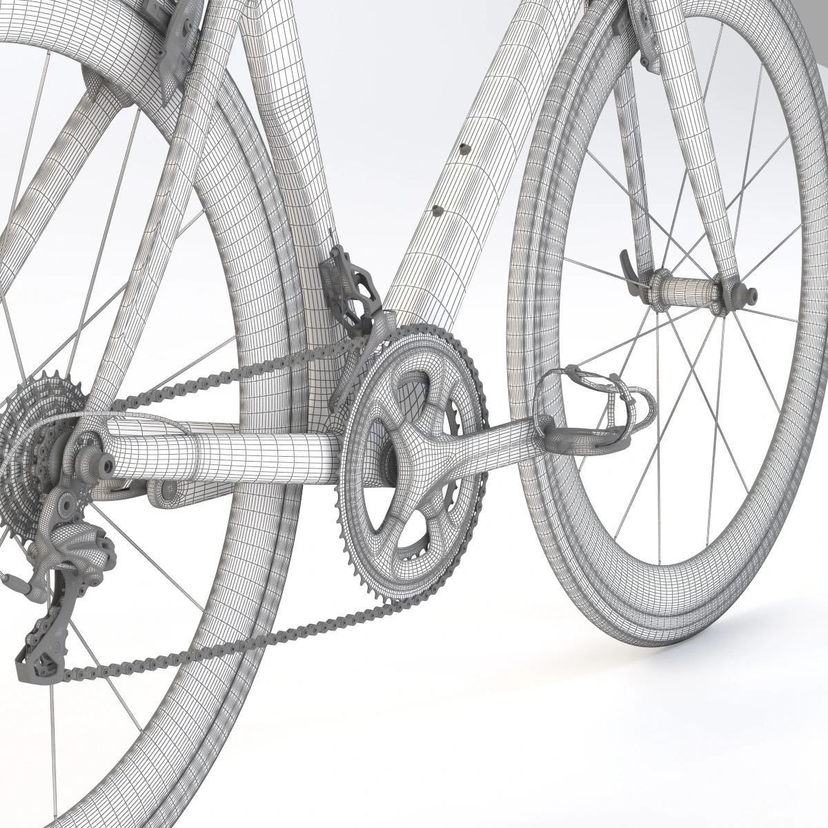 Giant Propel Advanced Sl-2 Black-Blue Sprinter Bicycle 3D model_26