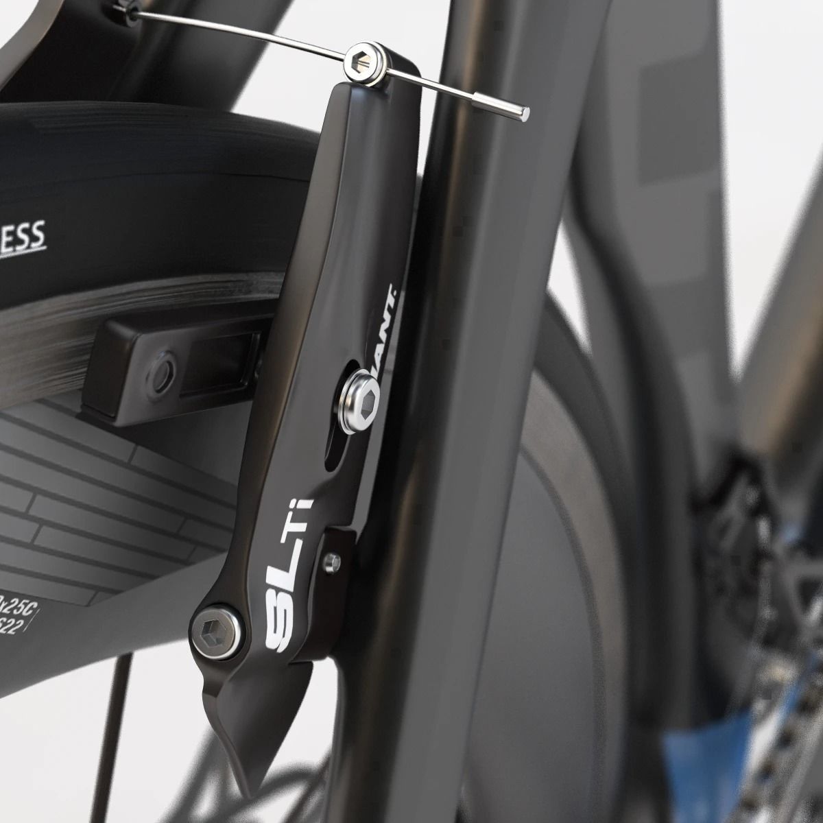 Giant Propel Advanced Sl-2 Black-Blue Sprinter Bicycle 3D model_17