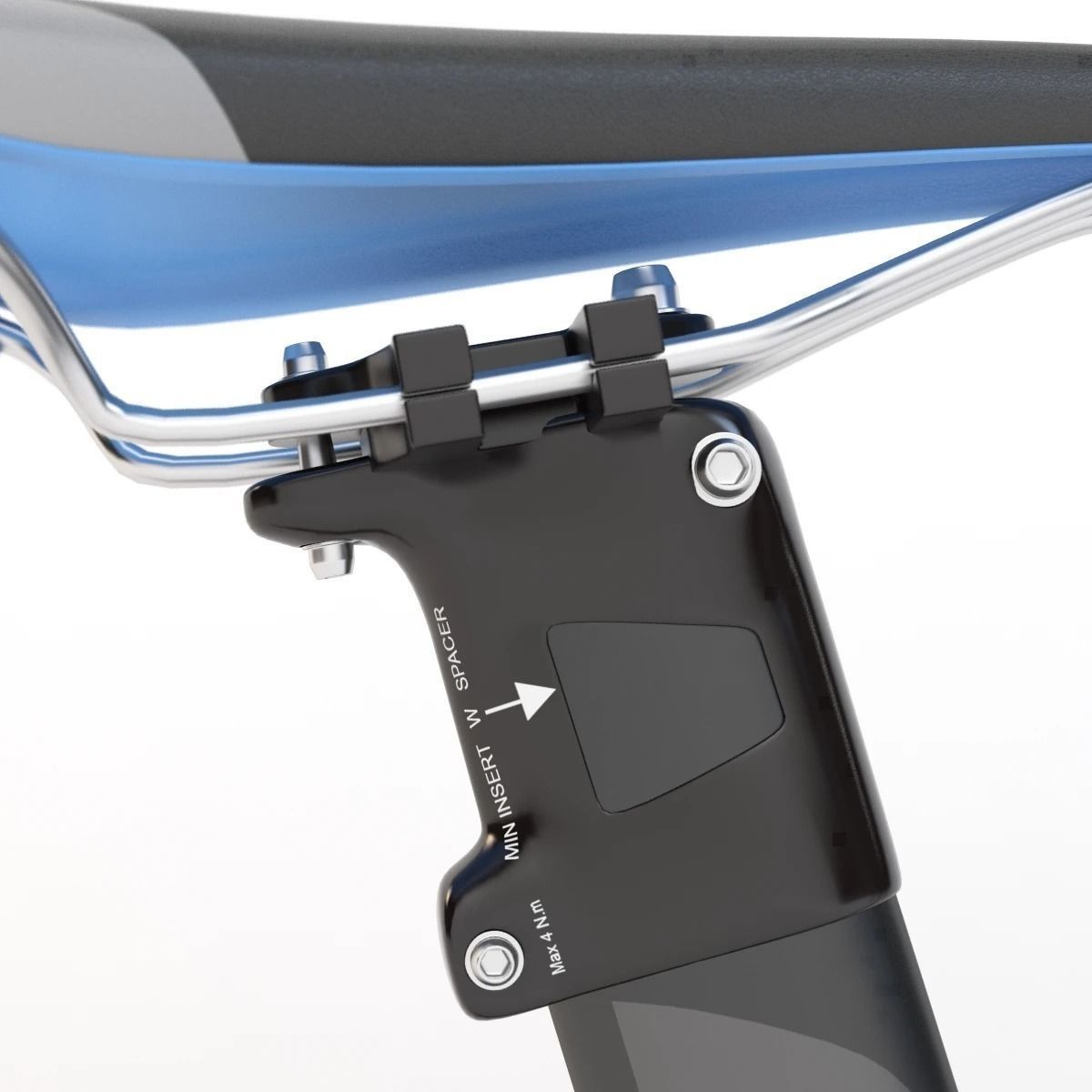 Giant Propel Advanced Sl-2 Black-Blue Sprinter Bicycle 3D model_13