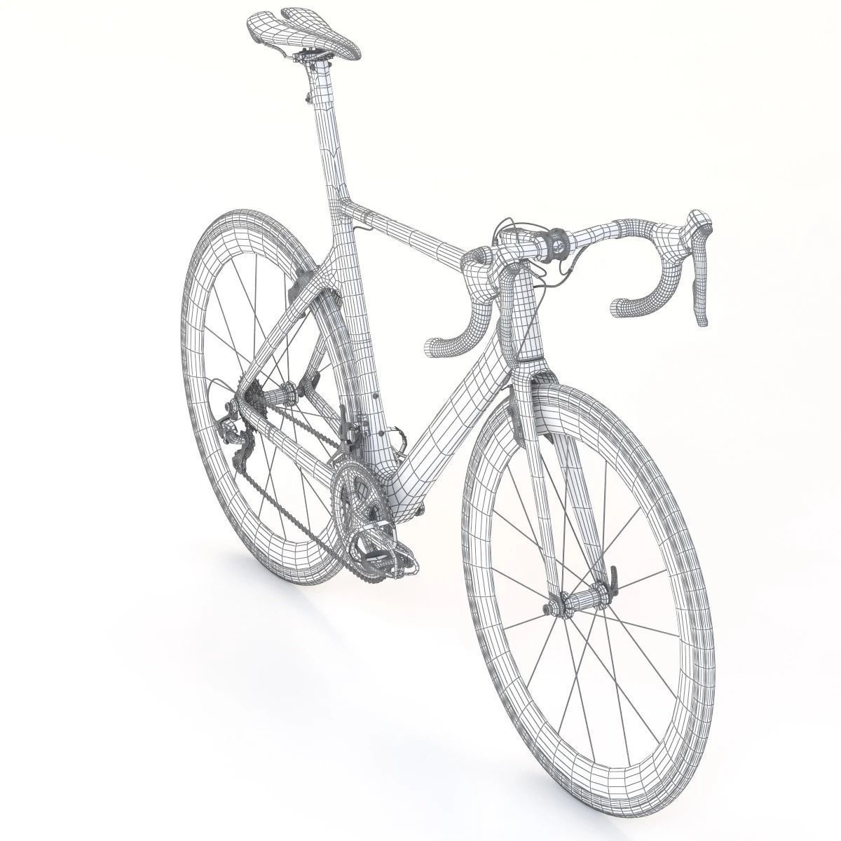 Giant Propel Advanced Sl-2 Black-Blue Sprinter Bicycle 3D model_21