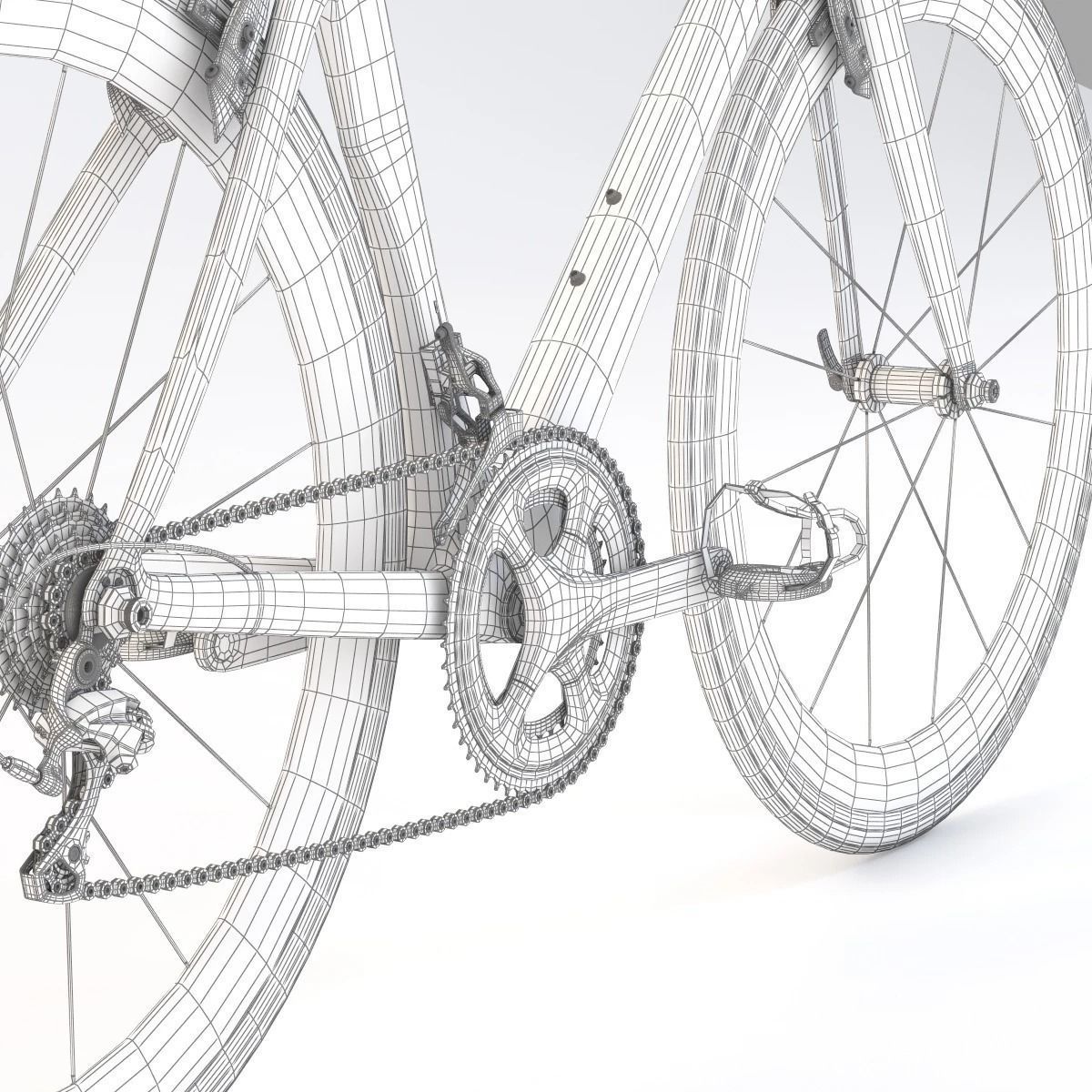 Giant Propel Advanced Sl-2 Black-Blue Sprinter Bicycle 3D model_27