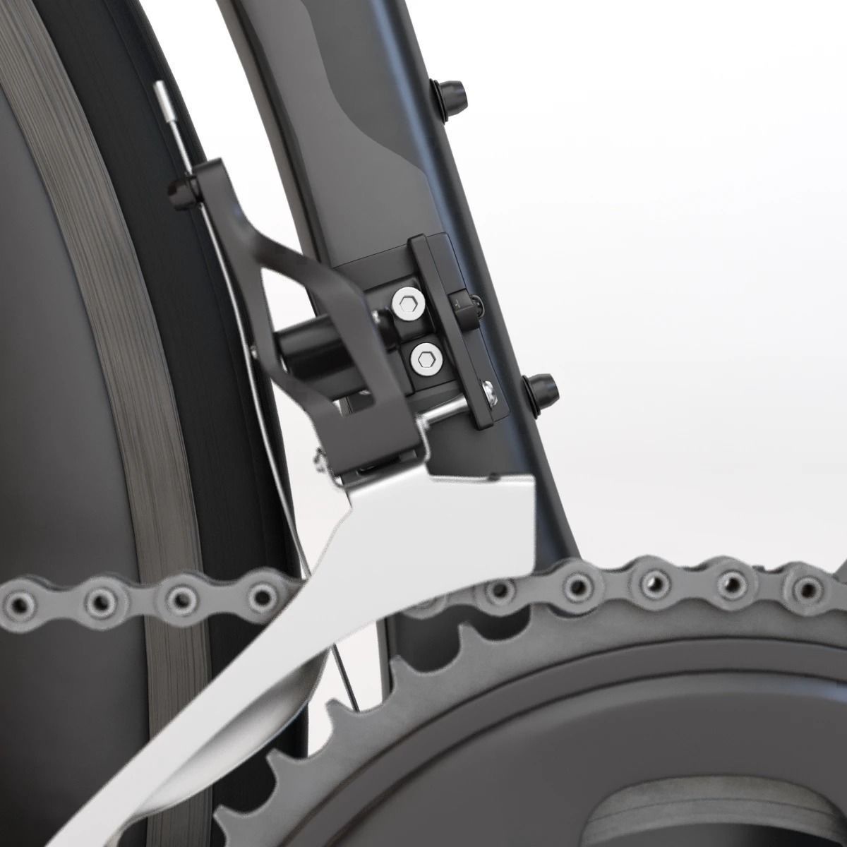 Giant Propel Advanced Sl-2 Black-Blue Sprinter Bicycle 3D model_12