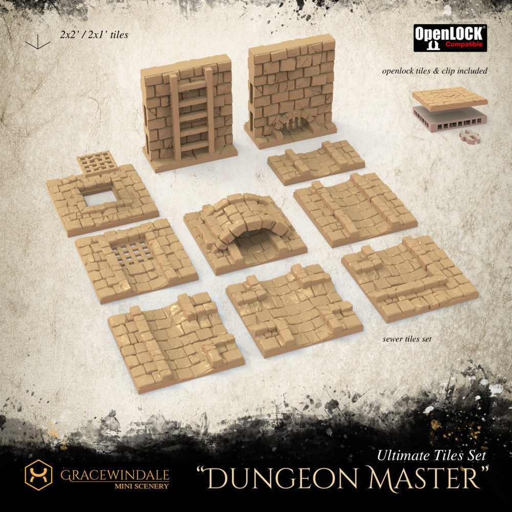 Dungeon Master Ultimate Tile Set 3D print model_3