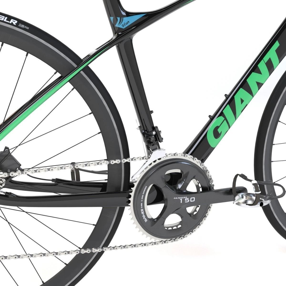Giant Fastroad Cm1 Black Bicycle 3D model_20