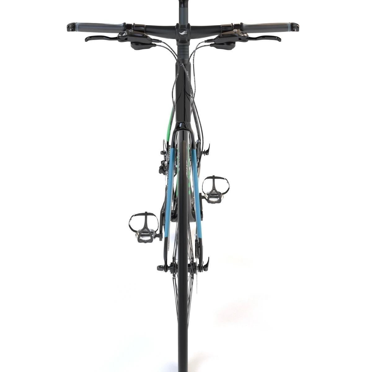 Giant Fastroad Cm1 Black Bicycle 3D model_14