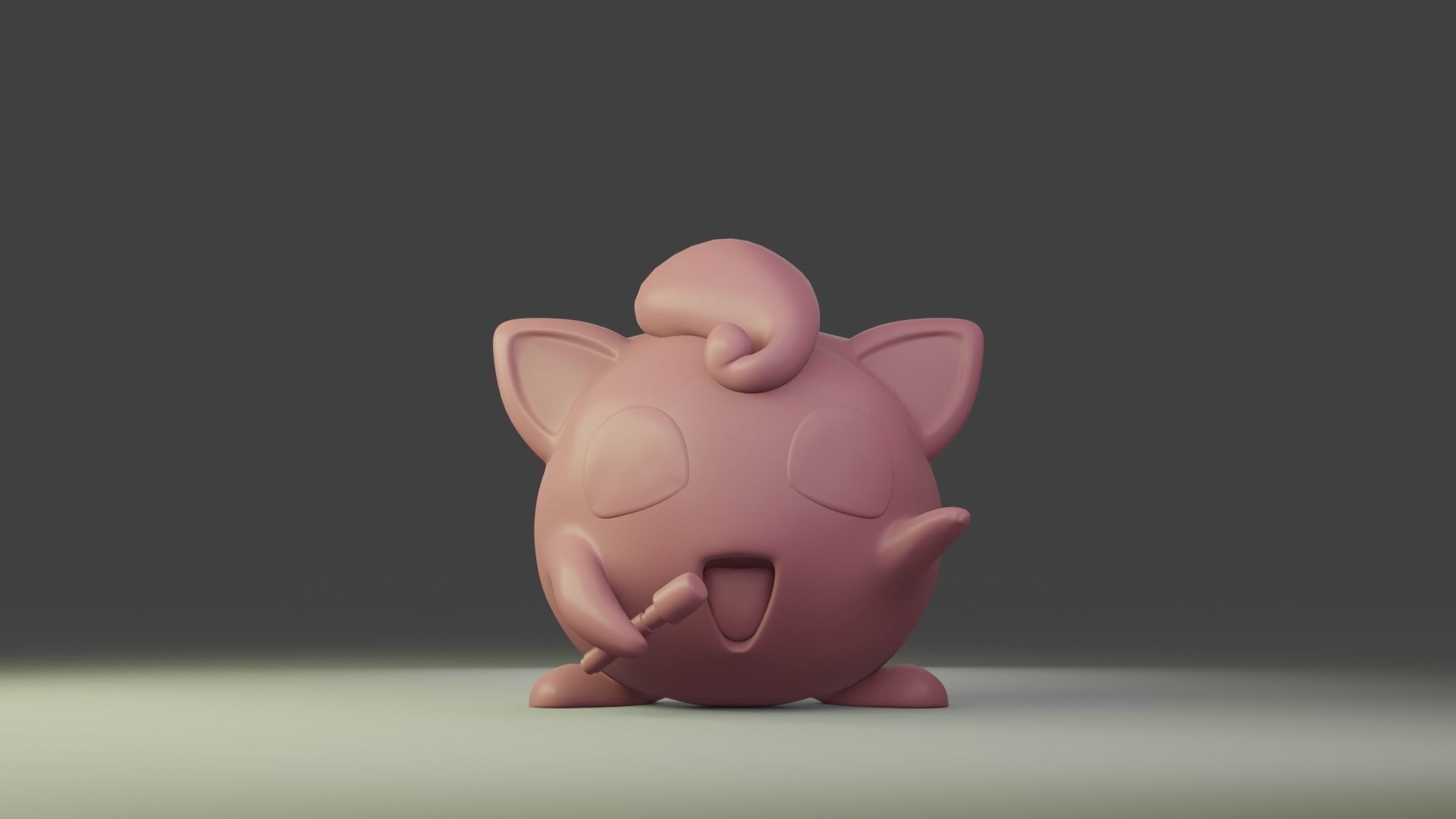 Jigglypuff 3D-Pokemon Free 3D print model_1