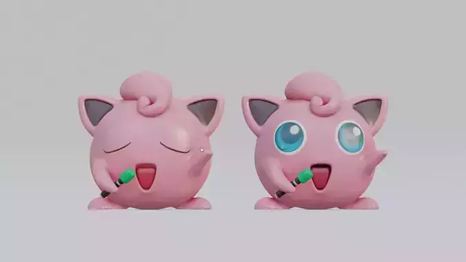 Jigglypuff 3D-Pokemon