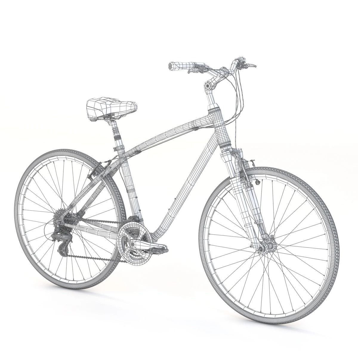 Giant Cypress Dx Deep Blue Bi-Cycle 3D model_2