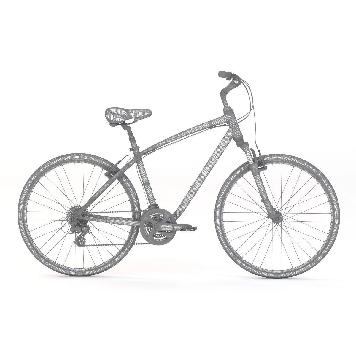 Giant Cypress Dx Deep Blue Bi-Cycle 3D model_7