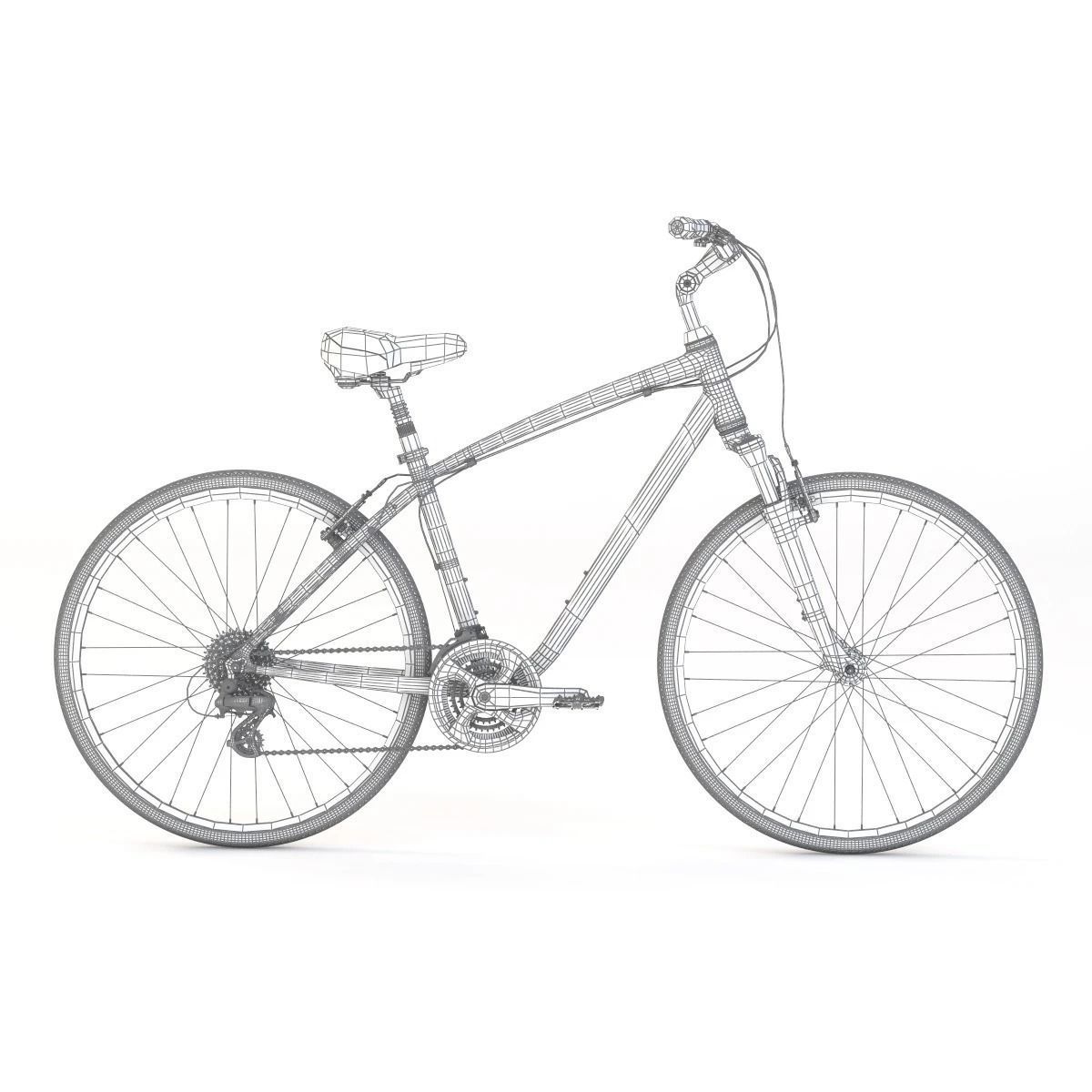 Giant Cypress Dx Deep Blue Bi-Cycle 3D model_8