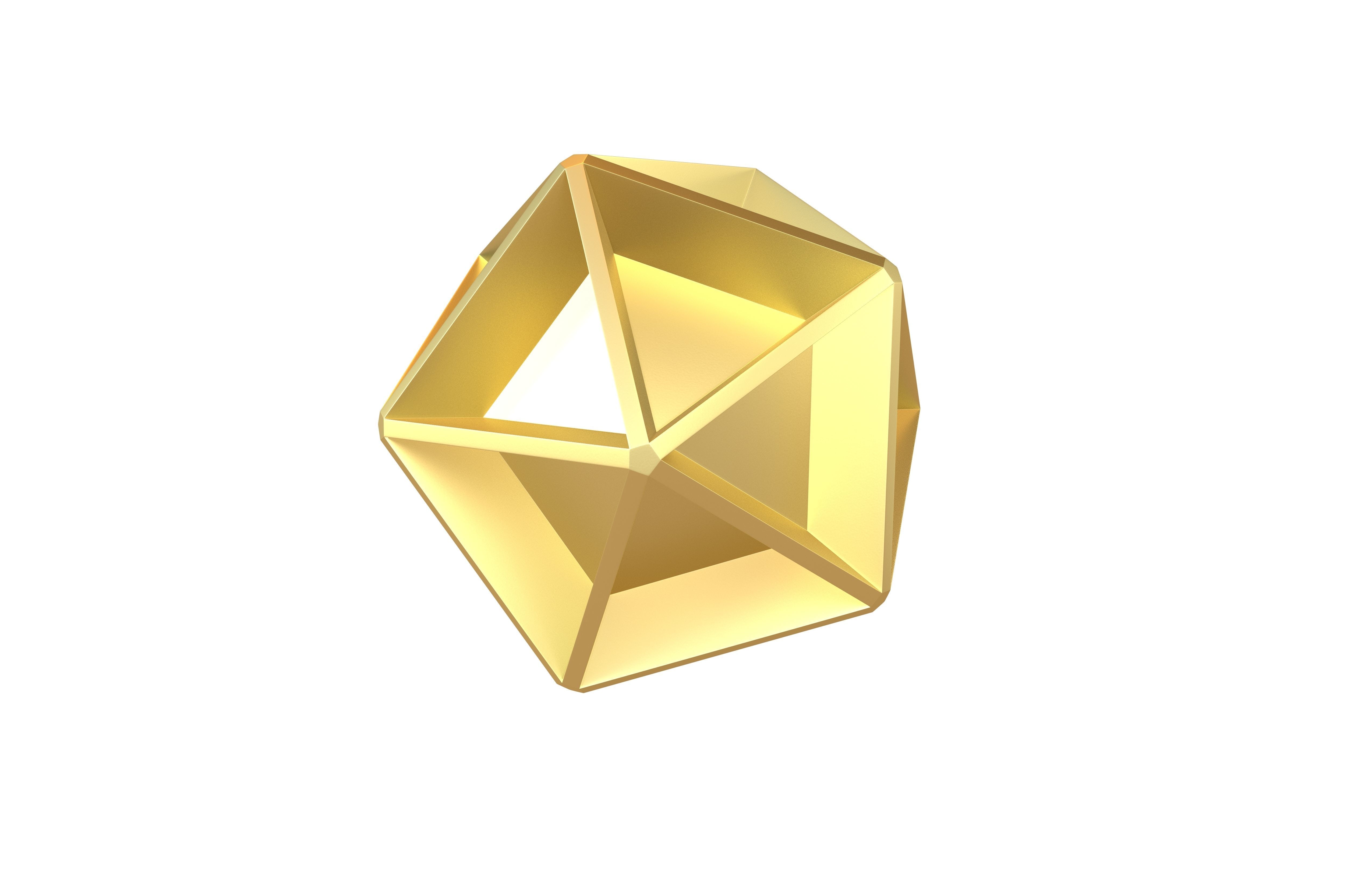 Abstract Shape v10 001 Low-poly 3D model_1