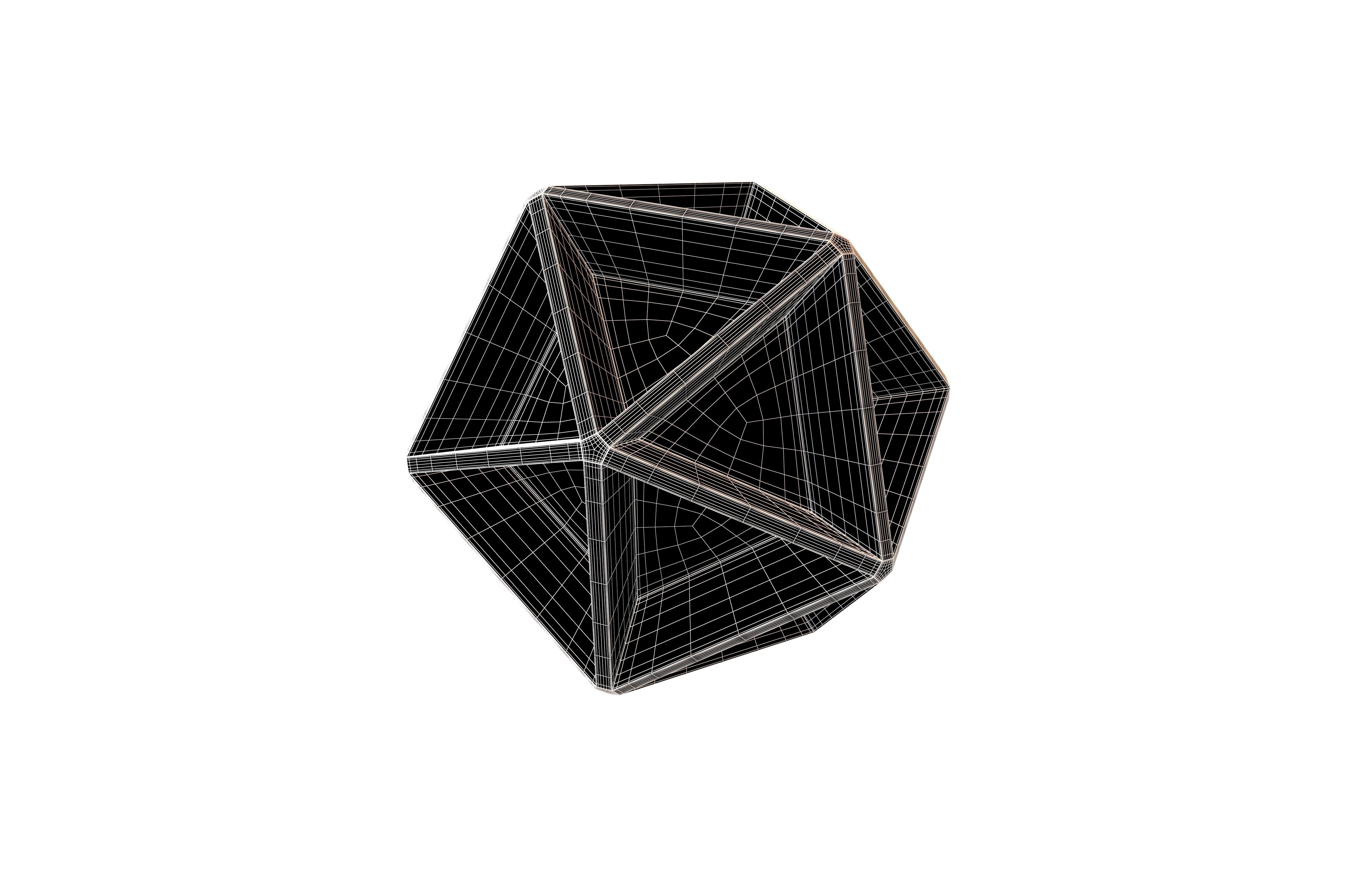 Abstract Shape v10 001 Low-poly 3D model_6