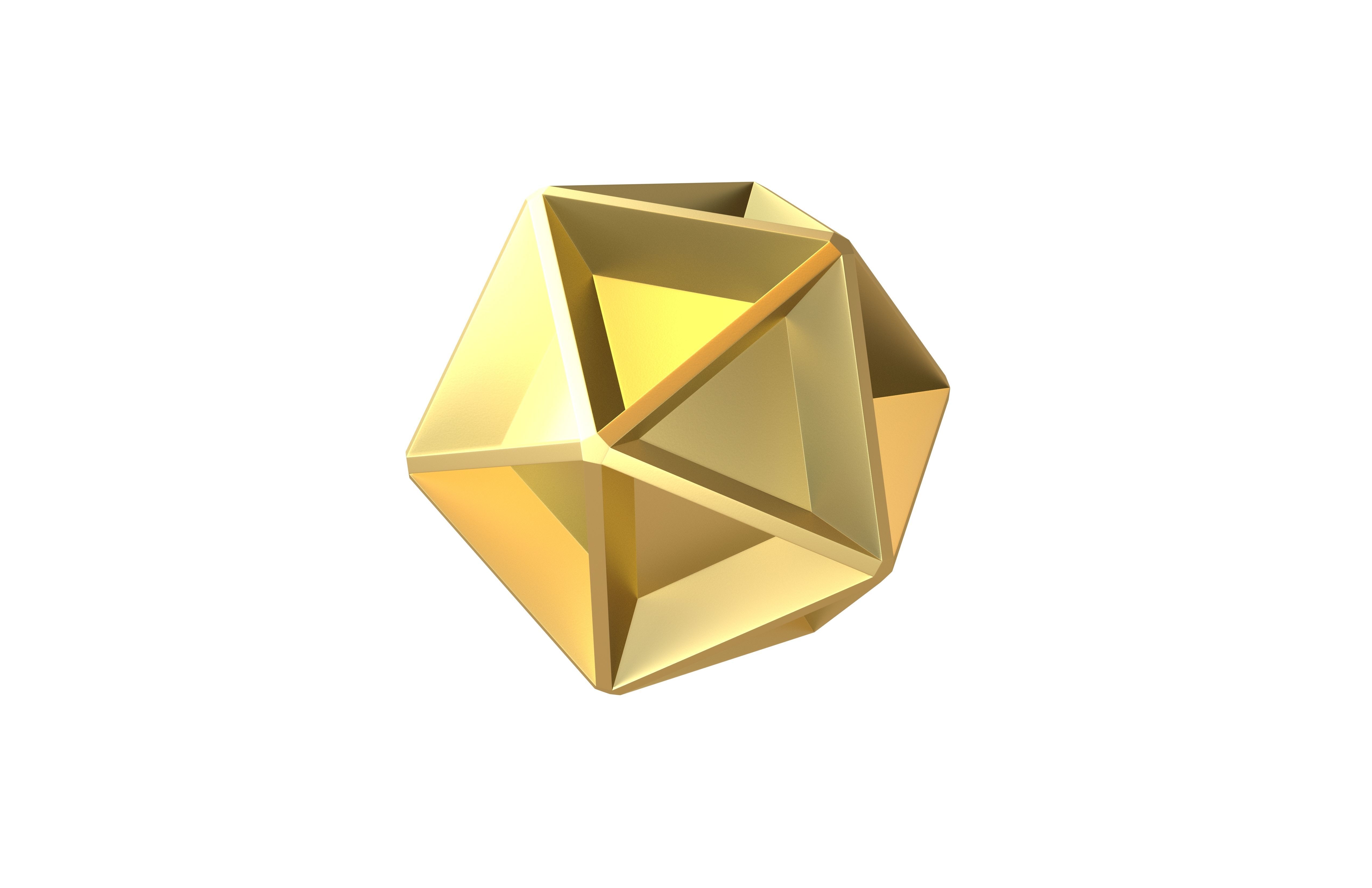 Abstract Shape v10 001 Low-poly 3D model_2