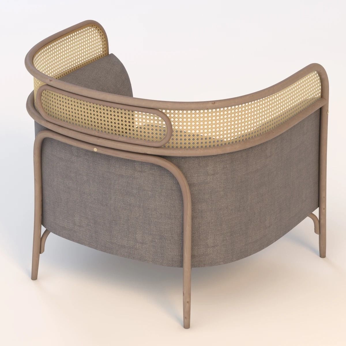 Gamfratesi Targa Lounge Chair 3D model_3