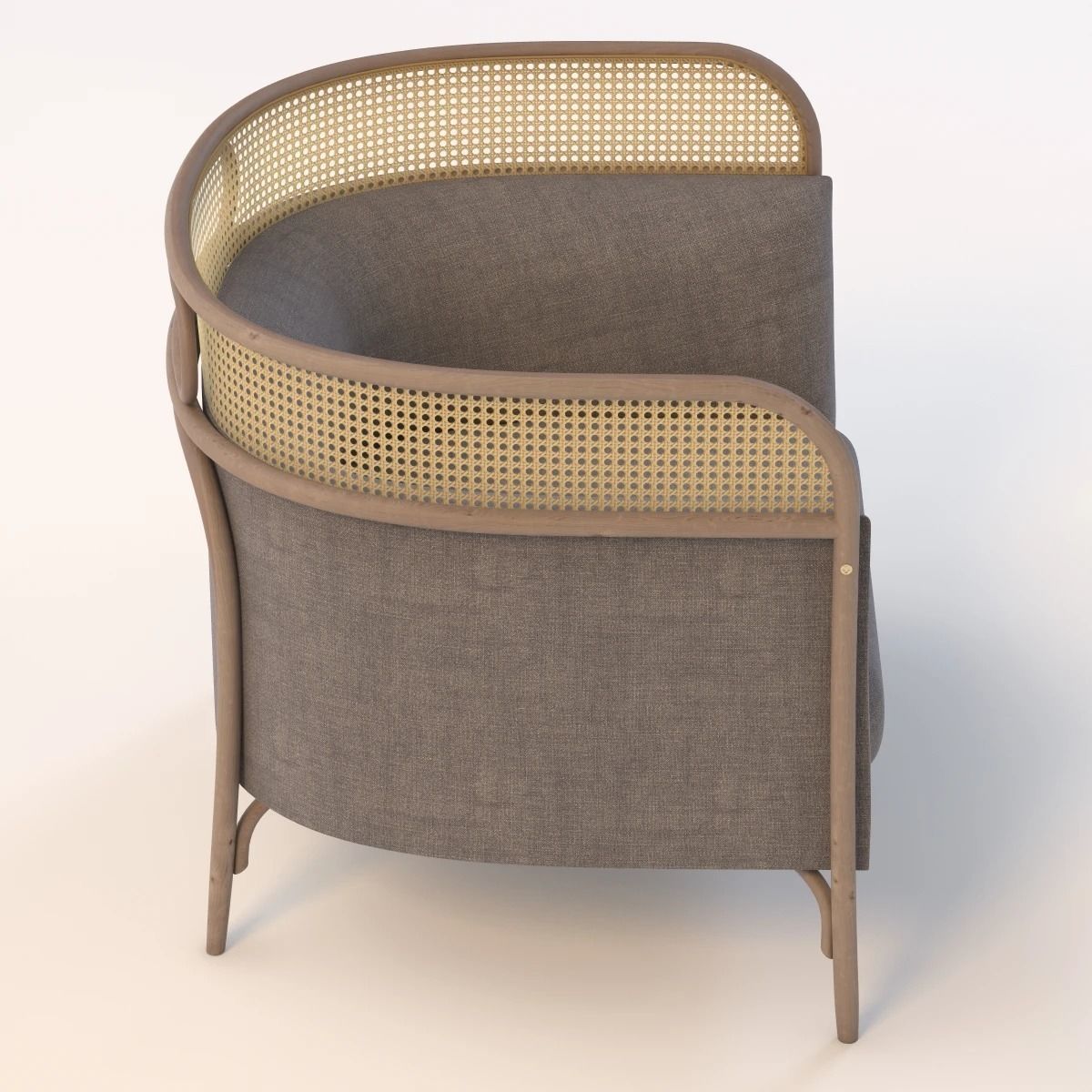 Gamfratesi Targa Lounge Chair 3D model_2