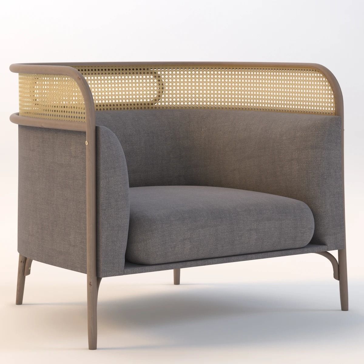 Gamfratesi Targa Lounge Chair 3D model_1