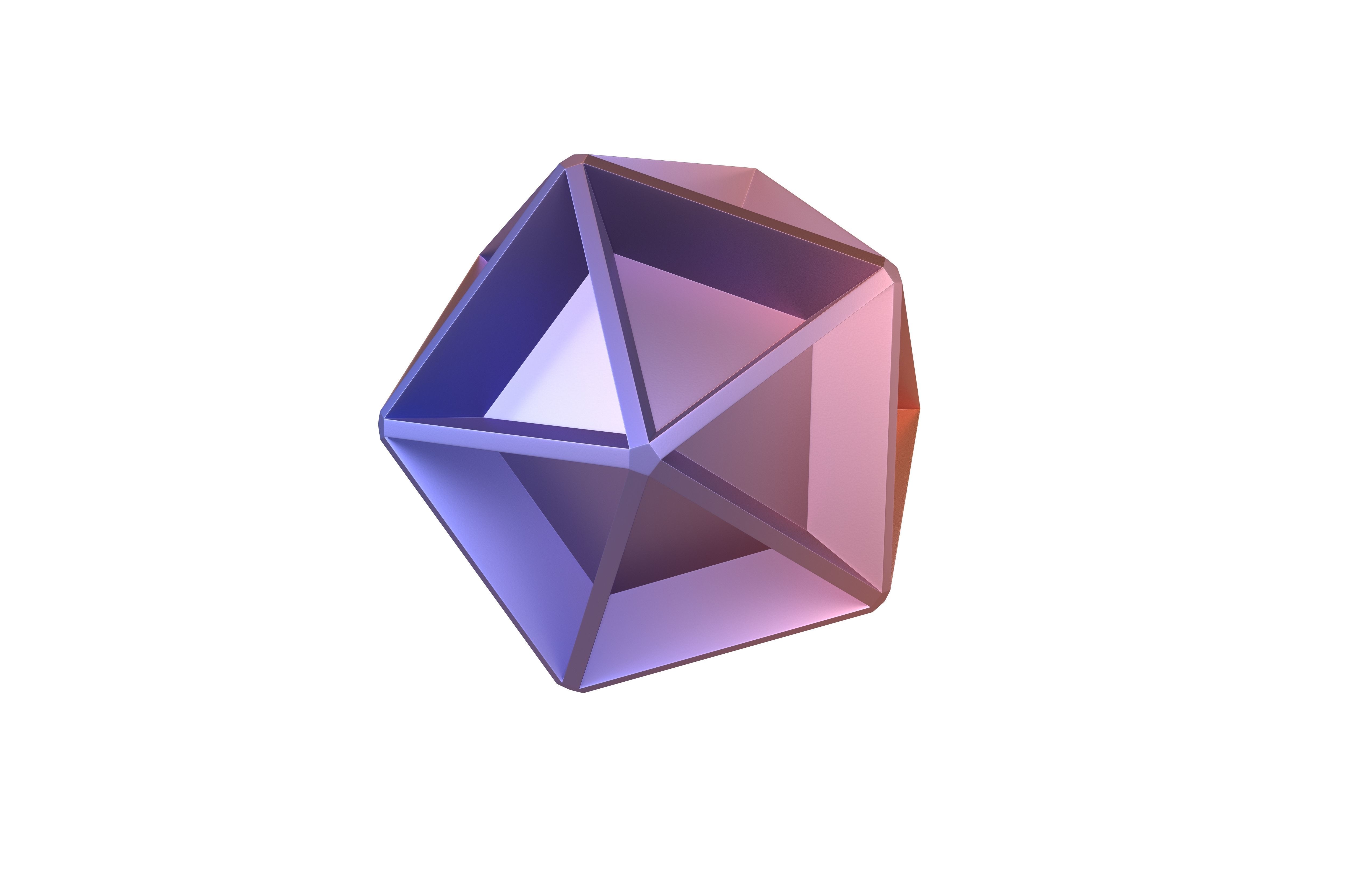 Abstract Shape v10 004 Low-poly 3D model_1