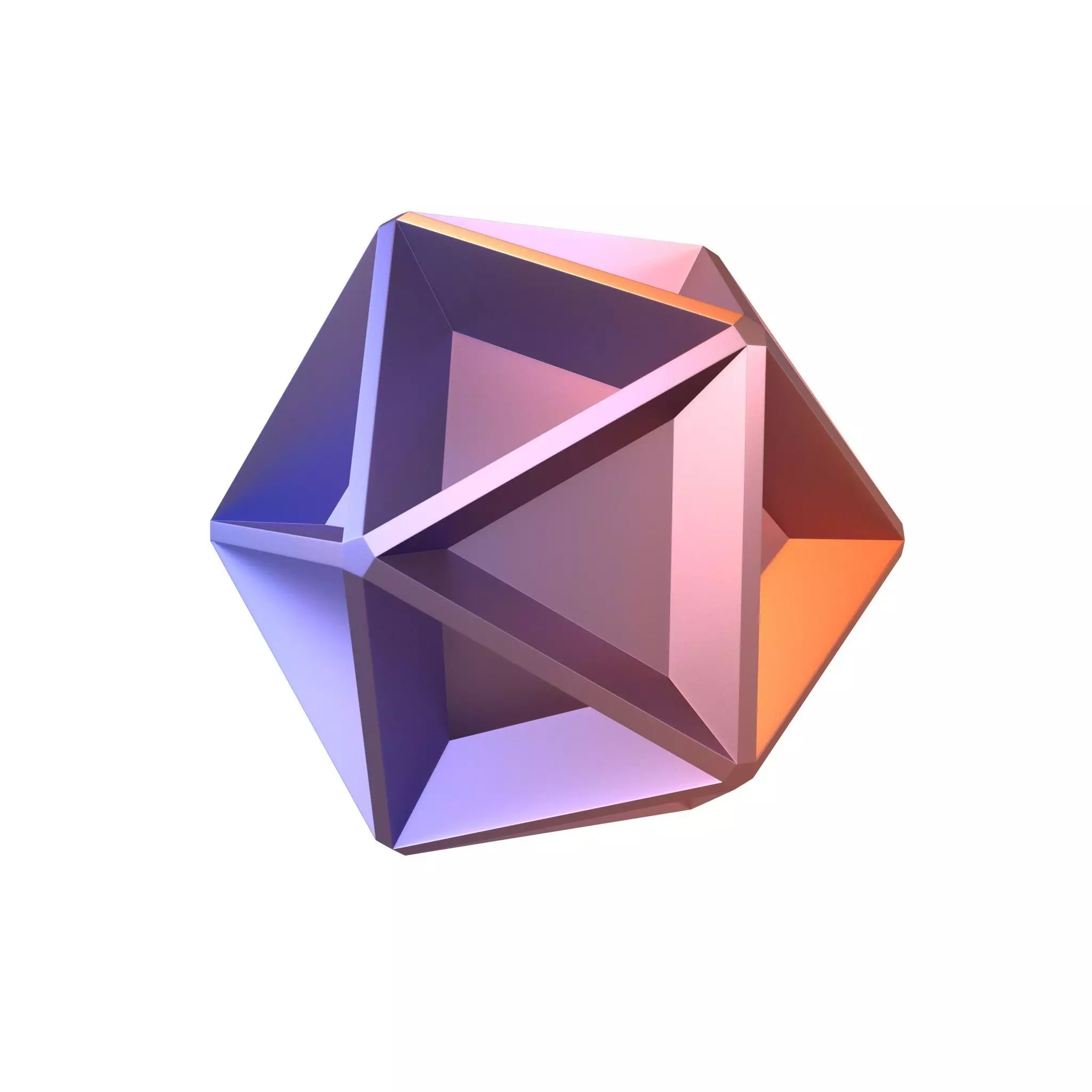 Abstract Shape v10 004 Low-poly 3D model_0