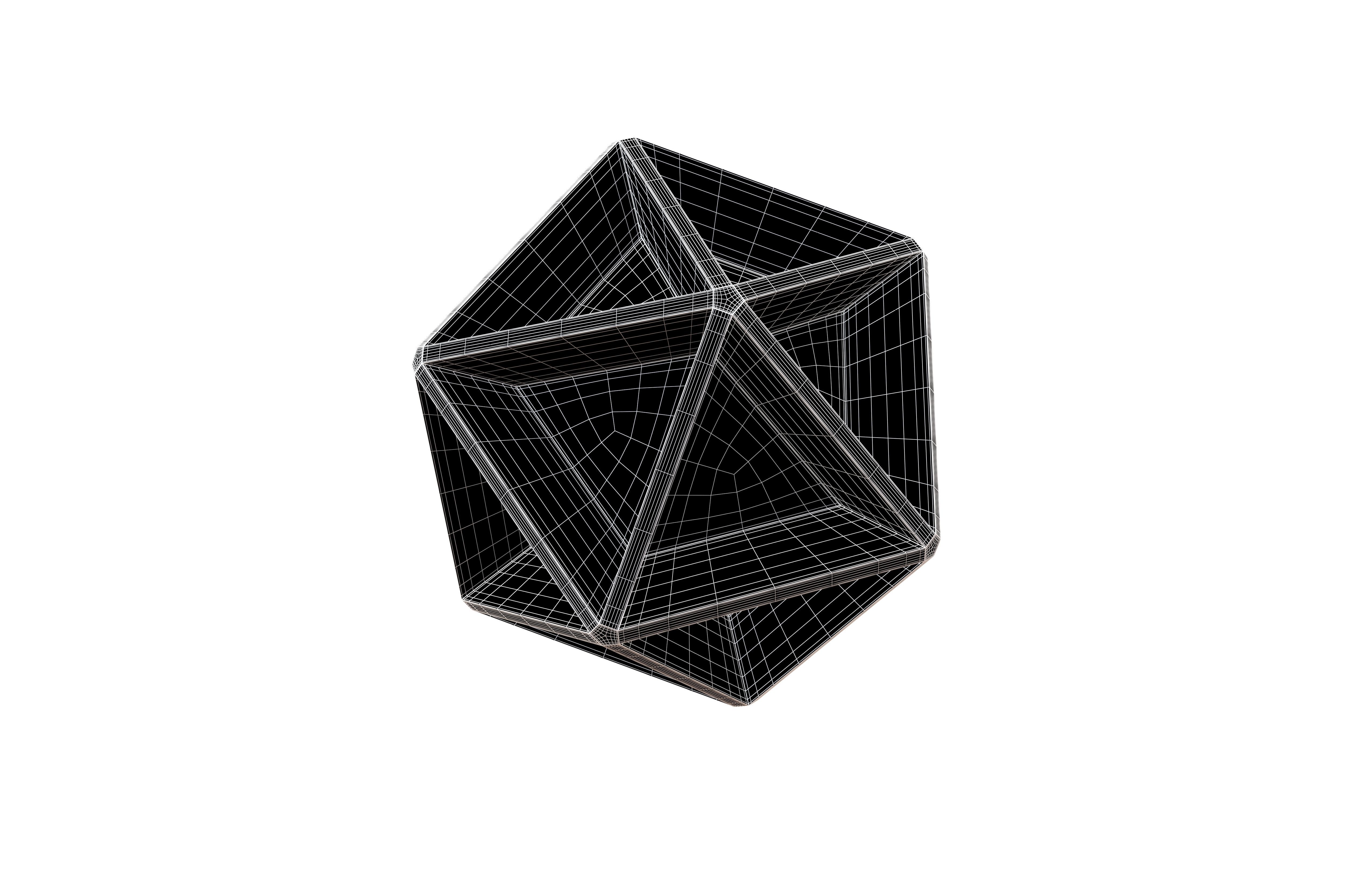 Abstract Shape v10 004 Low-poly 3D model_7