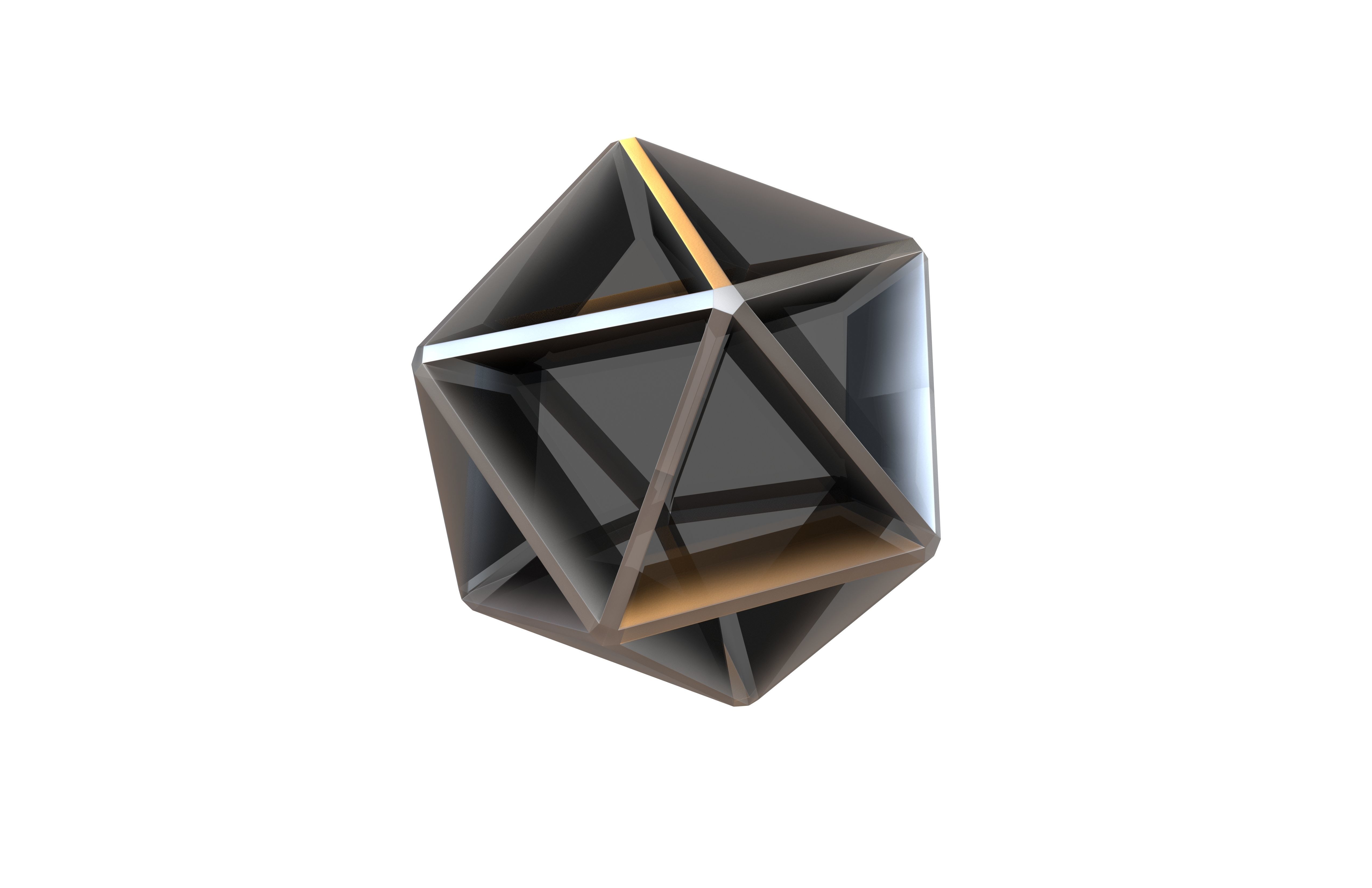 Abstract Shape v10 007 Low-poly 3D model_1