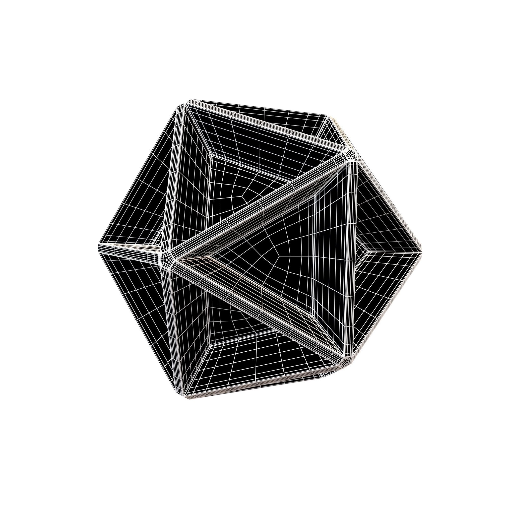 Abstract Shape v10 007 Low-poly 3D model_5