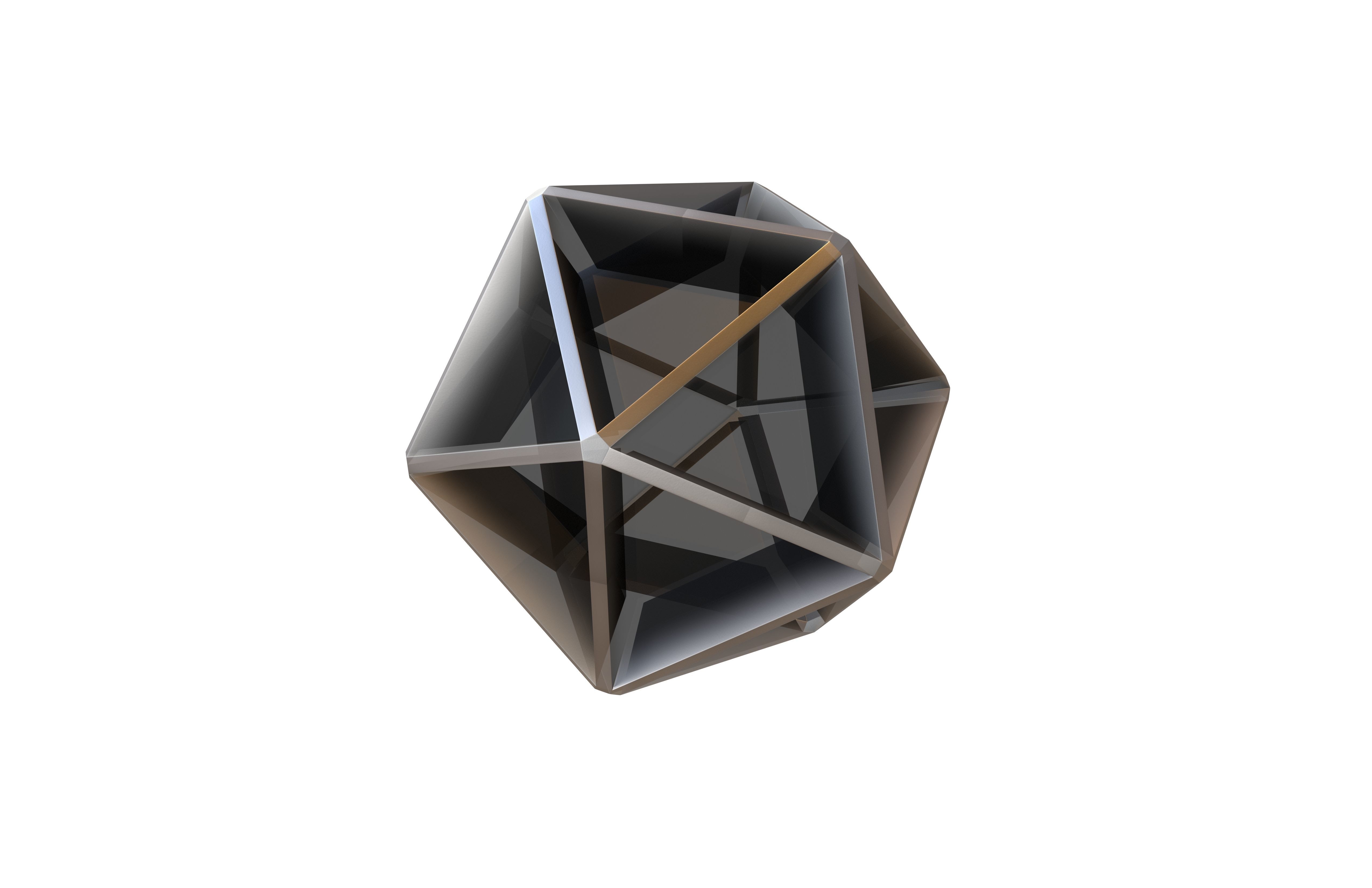 Abstract Shape v10 007 Low-poly 3D model_3