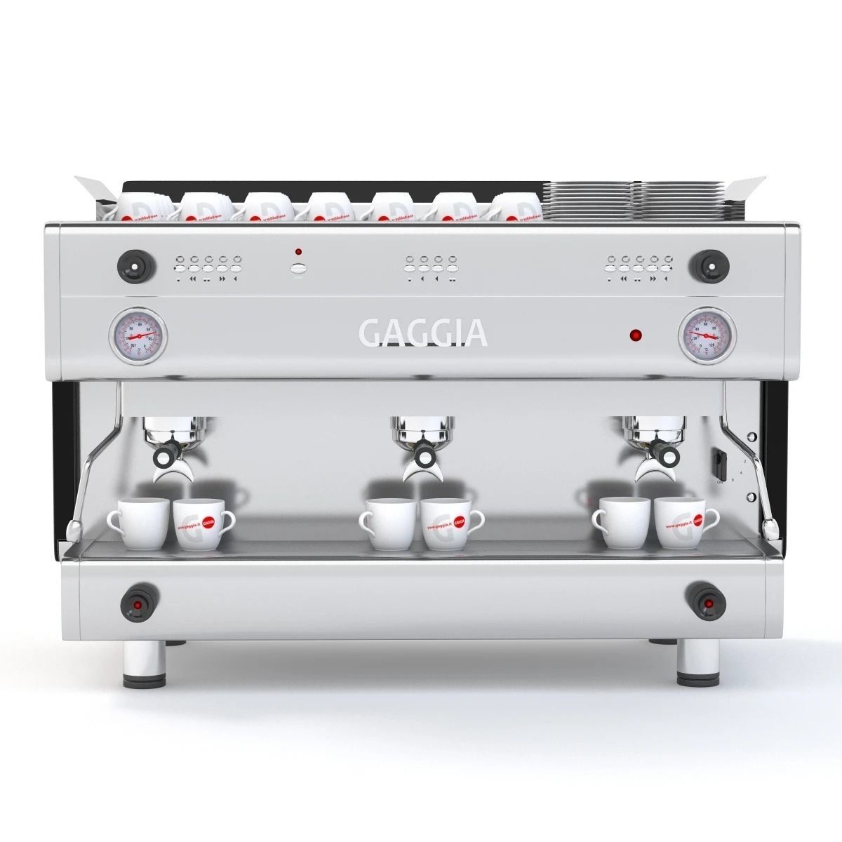 Gaggia Commercial Coffee Machine 3D model CGTrader