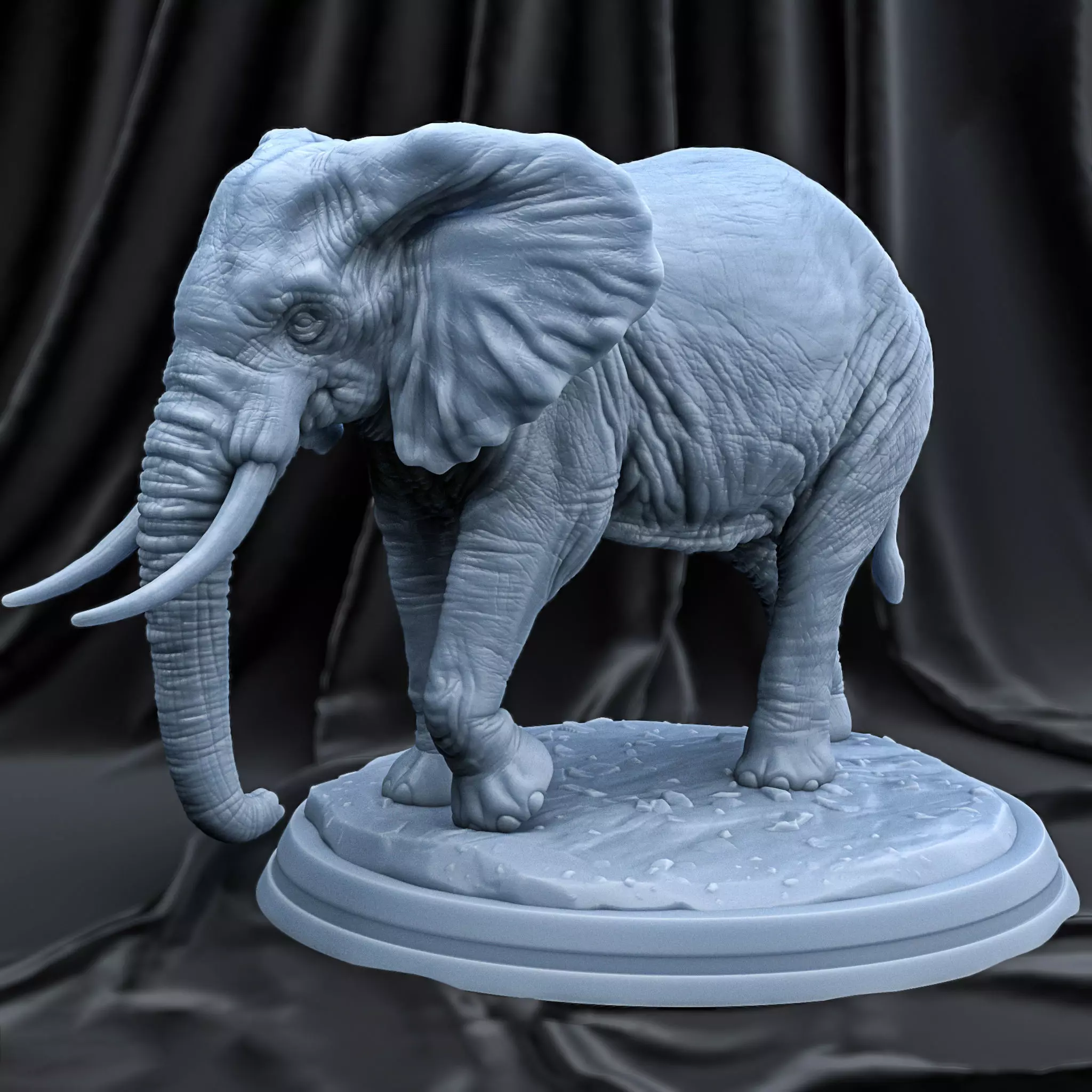 ELEPHANT statue 3D print model_0