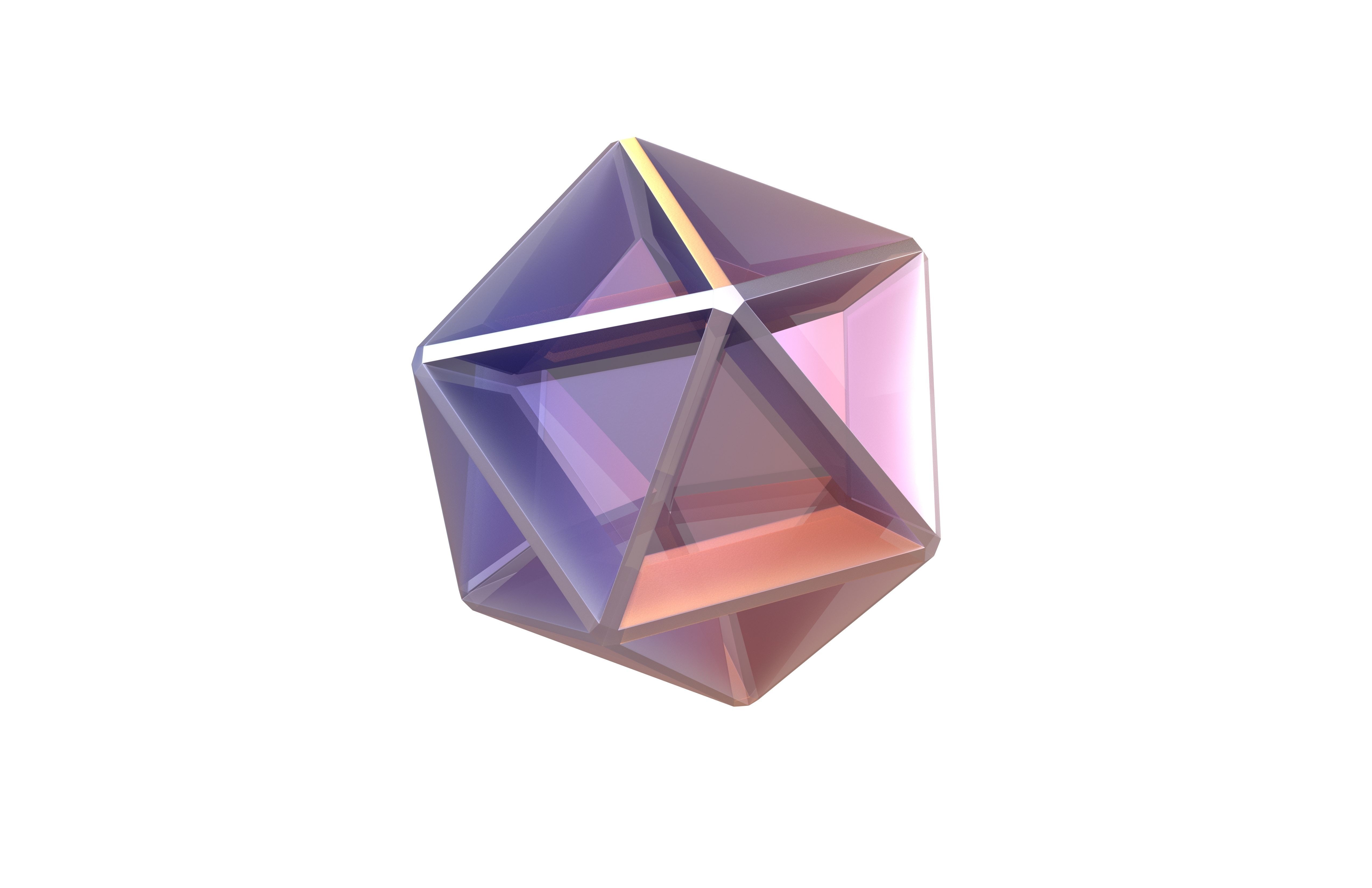 Abstract Shape v10 011 Low-poly 3D model_6