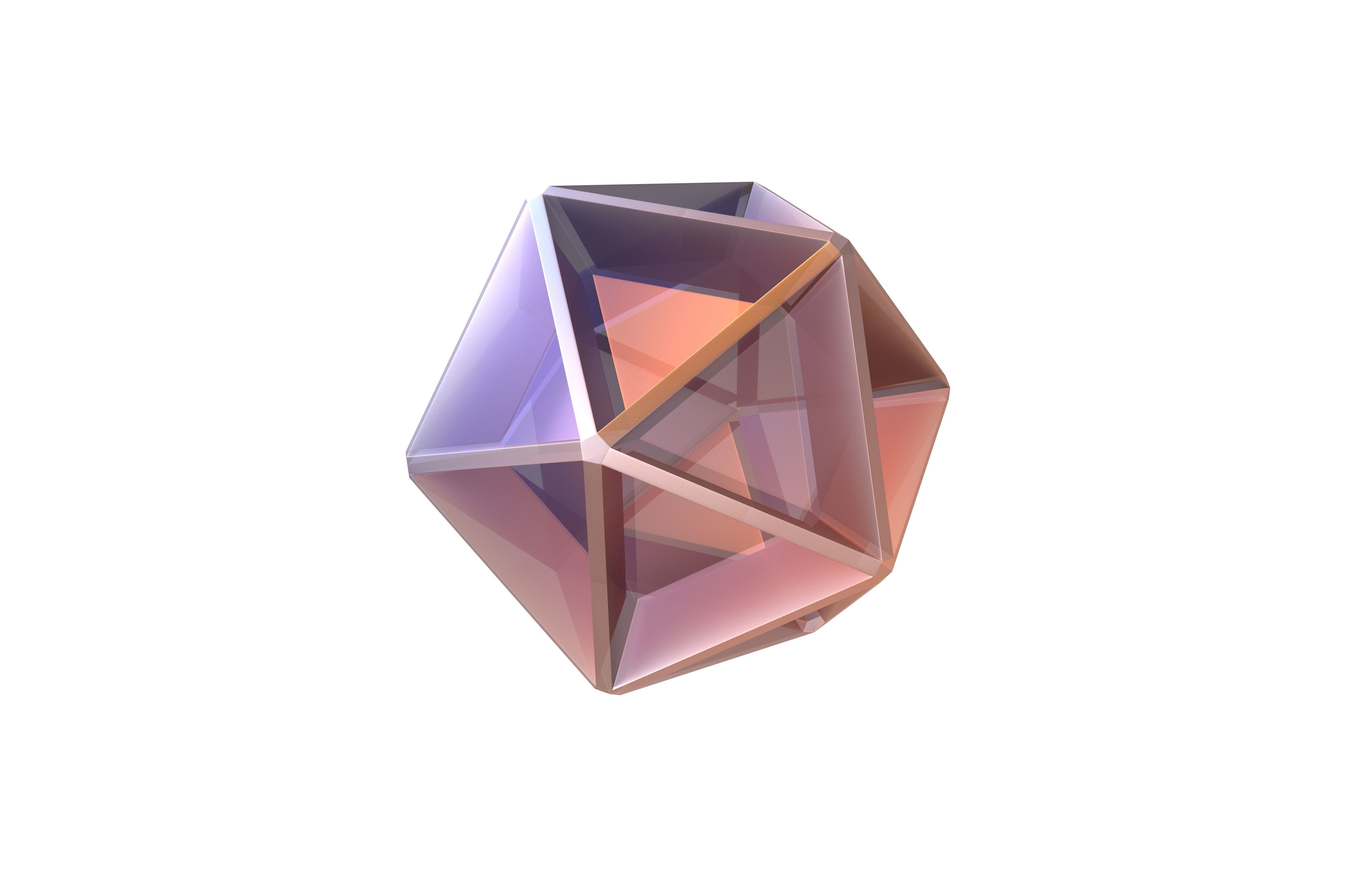 Abstract Shape v10 011 Low-poly 3D model_4