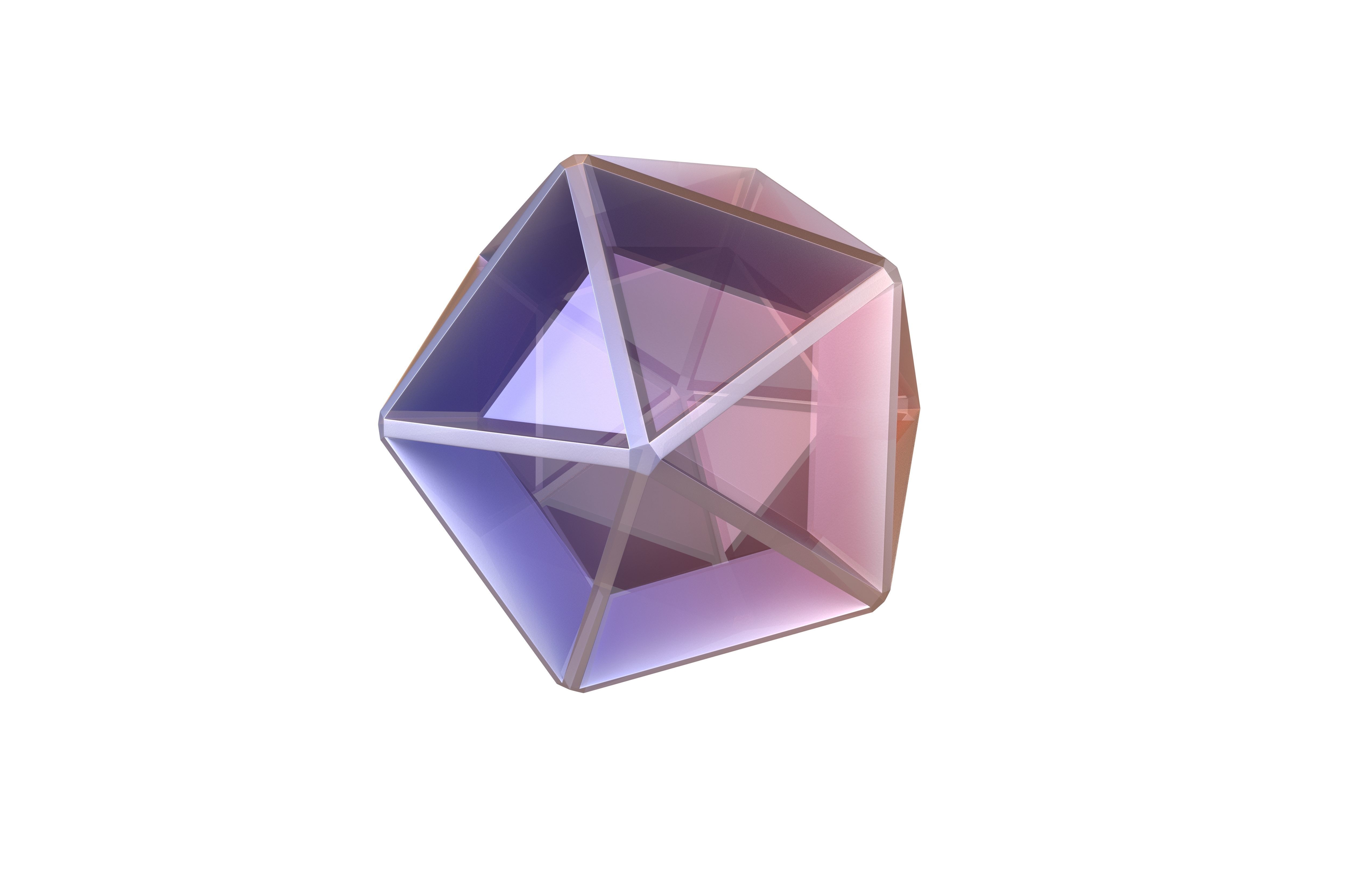 Abstract Shape v10 011 Low-poly 3D model_2